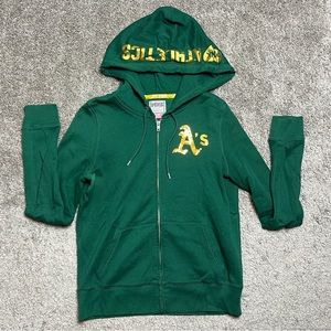PINK Oakland Athletics Zip Hoodie